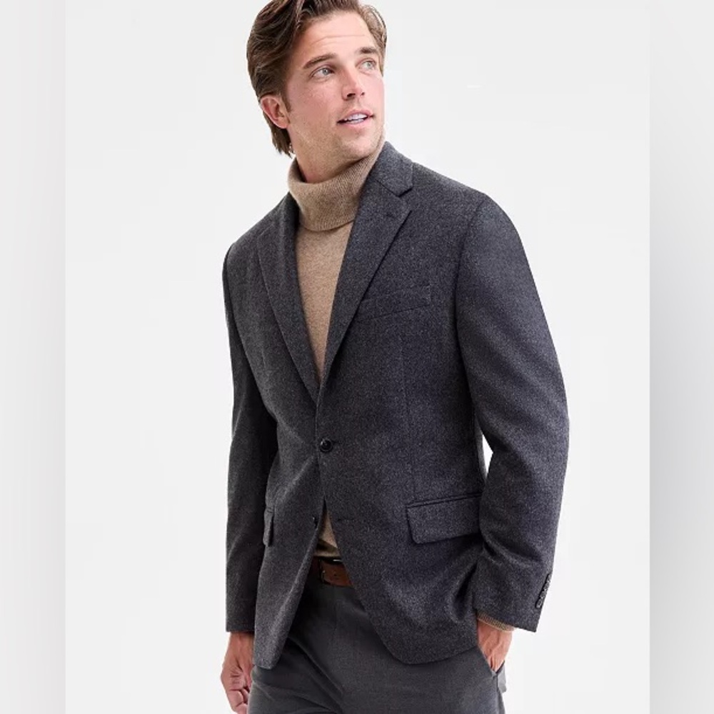 Vintage Givenchy Monsieur Pure Wool Blazer Sport Coat Office Work Wear Luxury